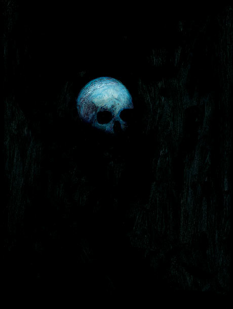 Hirst's Blue skull