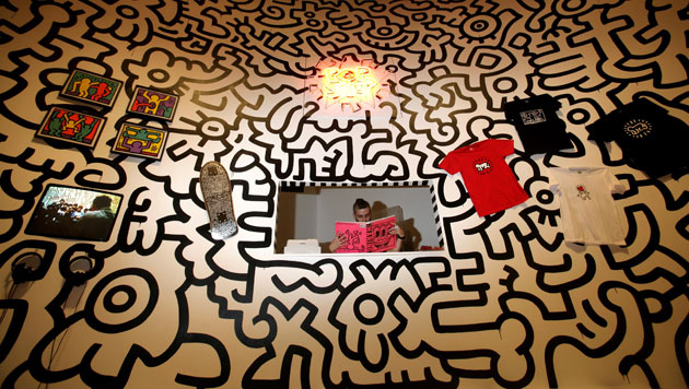 Keith Haring's "Pop till you drop at the Pop Shop"