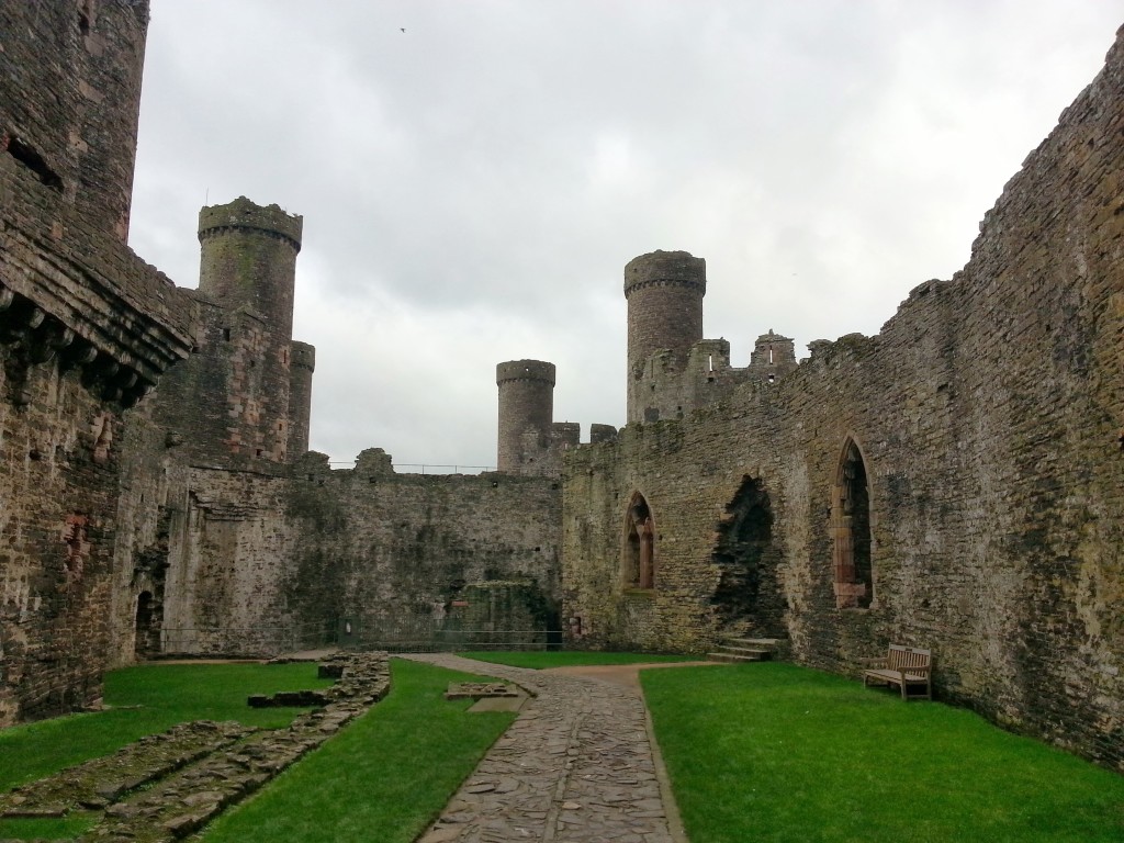 Conwy castle interior