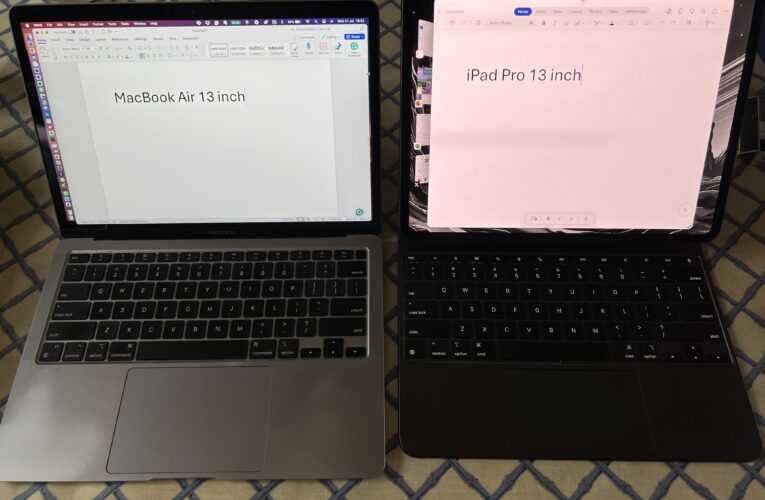 MacBook Air 13 inch vs iPad Pro 13 inch after a couple of months. Which am I using most?