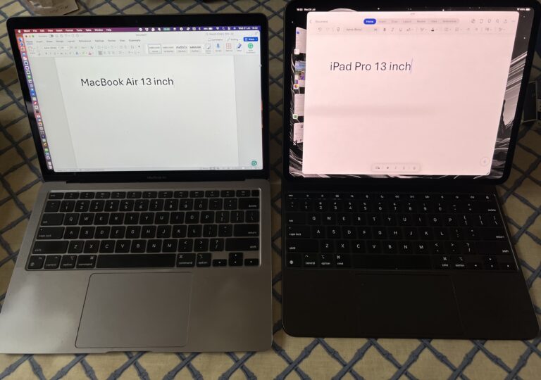 MacBook Air 13 inch vs iPad Pro 13 inch after a couple of months. Which am I using most?