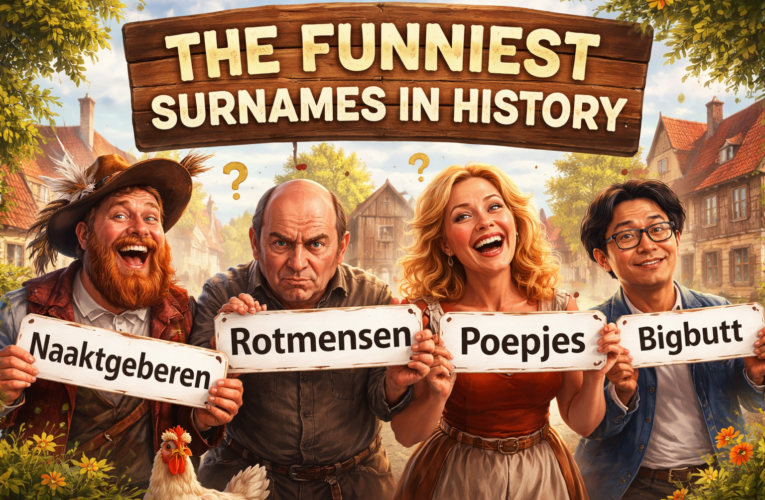 The Strange History of Funny Surnames Around the World