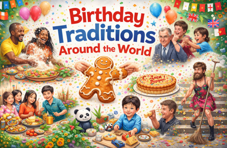 Birthdays around the world can weird, fun, and unexpected