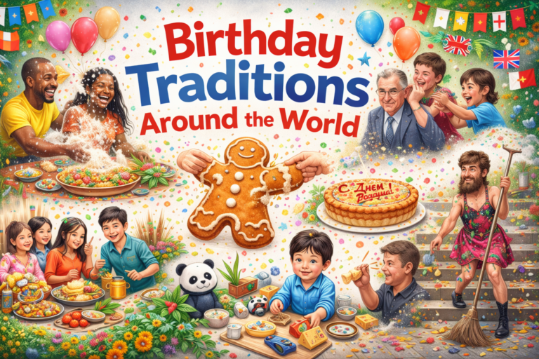 Birthdays around the world can weird, fun, and unexpected