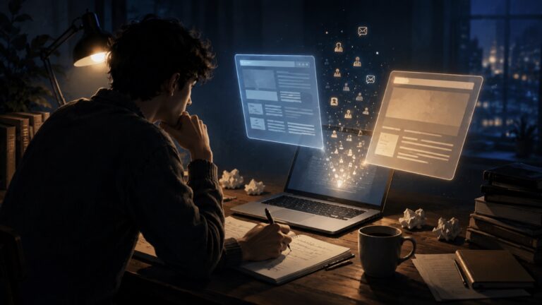 A writer comparing Medium and Substack while trying to find readers online